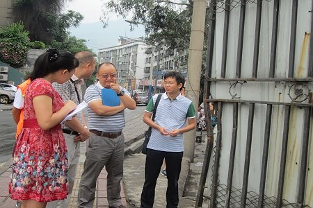 桥队大力推进迎部检工作