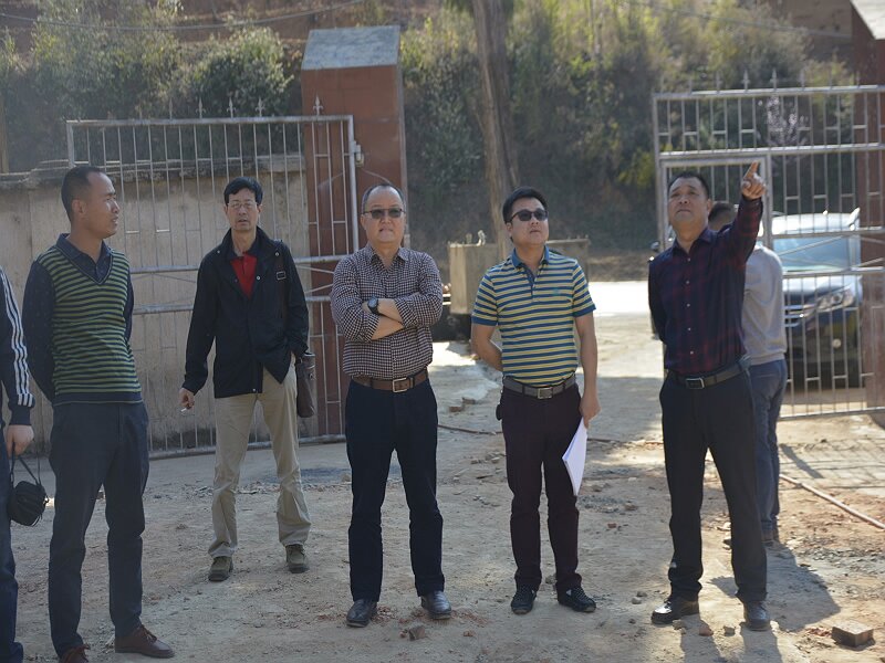 总段领导蒋聂、田拥督导检查烂坝养护站改造维修工程项目建设工作