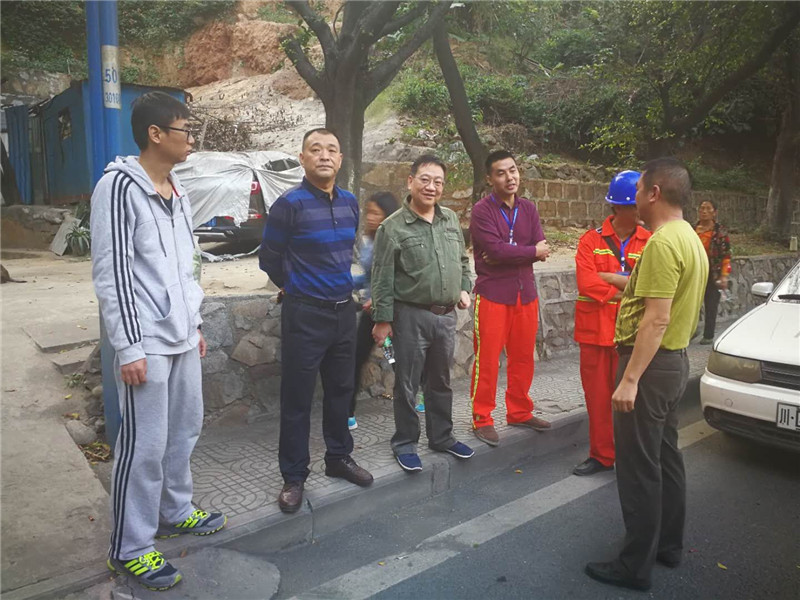 总段领导现场检查督导渡金线公路大修工作