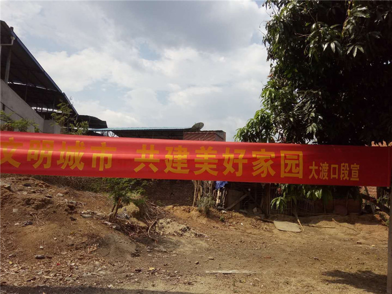 大渡口段积极开展创建全国文明城市工作